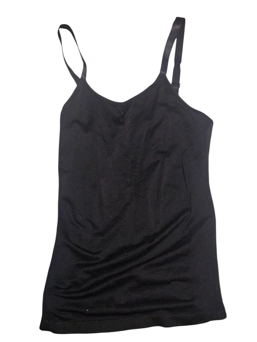 Women's Black Camisole Tank Top - Classic Slim Fit